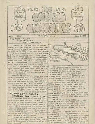 Civilian Conservation Corps Newsletters Collection, 1935-1941