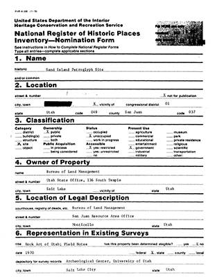 Utah National Register Nomination Forms