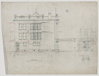 Richard K. A. Kletting Architectural Drawings