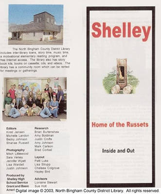 History of Shelley Idaho