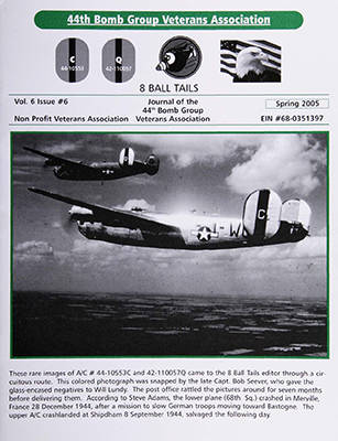 44th Bomb Group - 8 Ball Tails Magazine