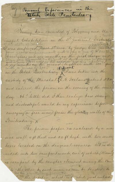 Rudger Clawson Papers