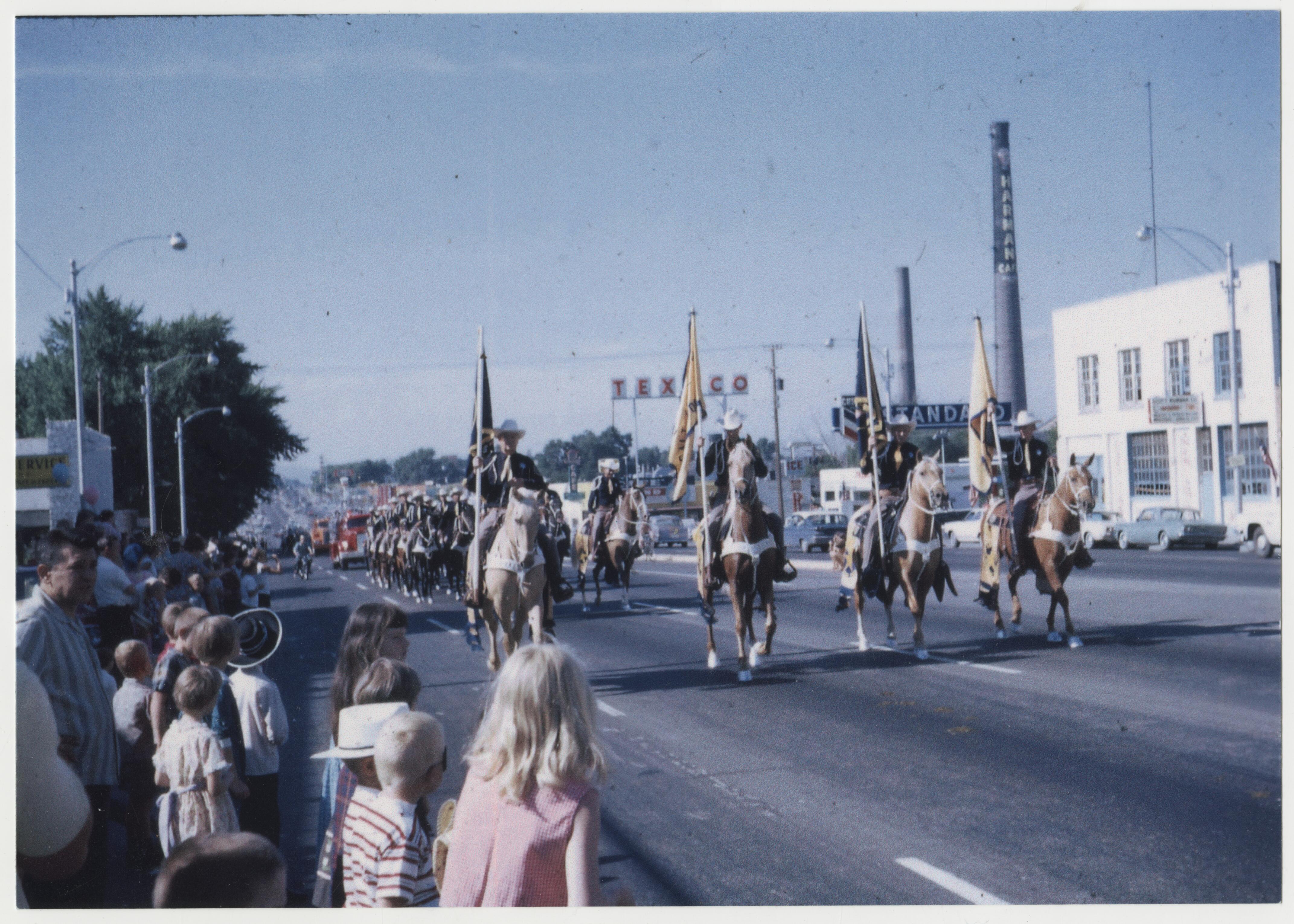 "Color Guard" Murray City Fun Day Parade c. early 1970s Murray City